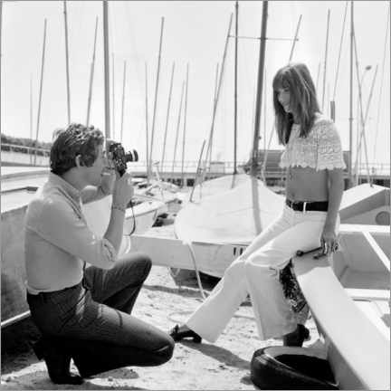 Gallery Print  Serge Gainsbourg und Jane Birkin, 1969