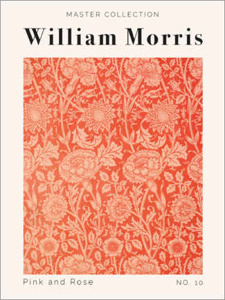Poster  Pink and Rose No. 10 - William Morris