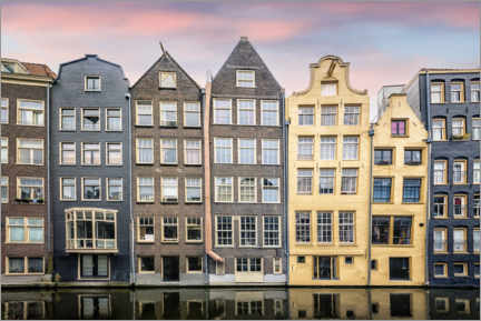 Acrylglasbild  Amsterdamer Fassade - Manjik Pictures
