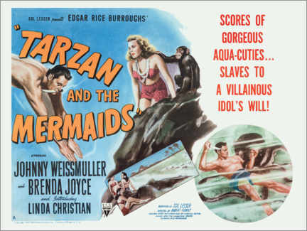 Poster  Tarzan And the Mermaids