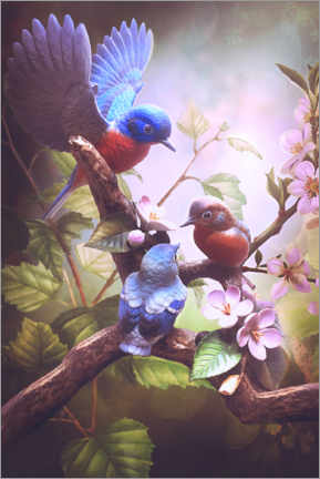 Poster Kleine Vögel