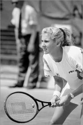 Alubild  Monica Seles, Tennisspielerin, French Open, 1990