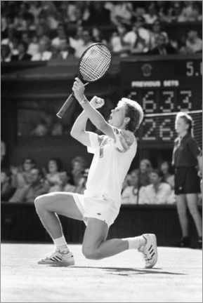 Poster Stefan Edberg, Tennisspieler