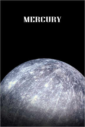 Hartschaumbild  Der Planet Merkur - Manjik Pictures