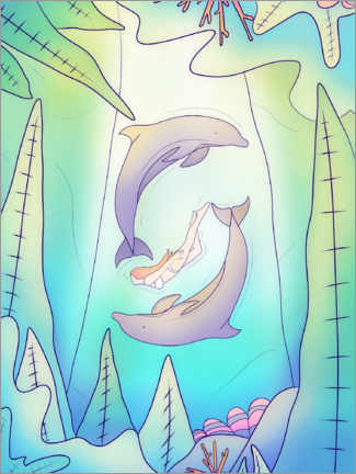 Poster Das Mädchen und die Delfine