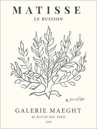 Poster Matisse, le Buisson
