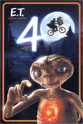 Acrylglasbild  E.T. - 40th Anniversary