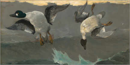 Hartschaumbild  Rechts und links, 1909 - Winslow Homer