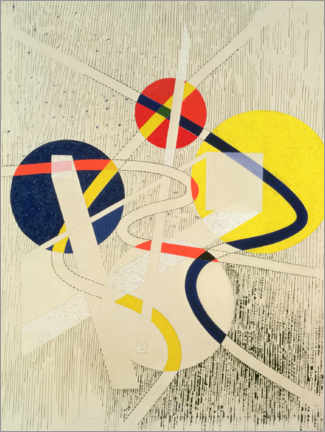 Leinwandbild  Atomraum, 1946 - László Moholy-Nagy