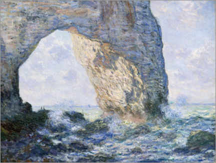 Leinwandbild  The Manneporte (Étretat), 1883 - Claude Monet