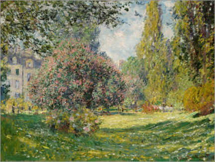Gallery Print  Der Parc Monceau, 1876 - Claude Monet