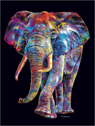 Poster Afrikanischer Elefant