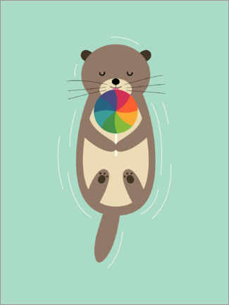 Poster Süßer Otter