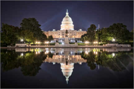 Acrylglasbild  Kapitol in Washington - Steve Berkley
