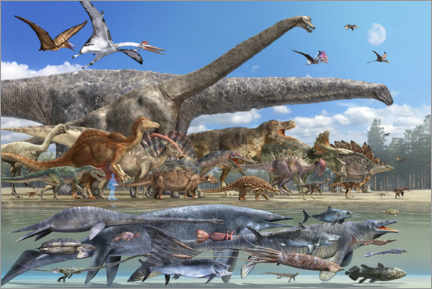 Poster  Prehistorische Giganten