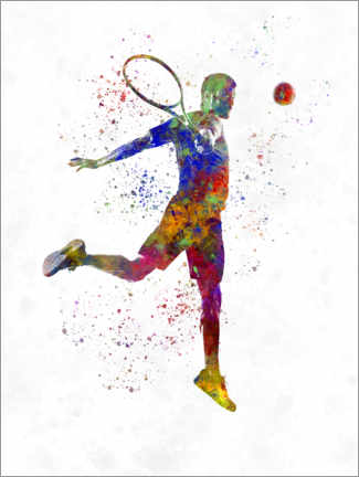 Poster Tennisspieler II