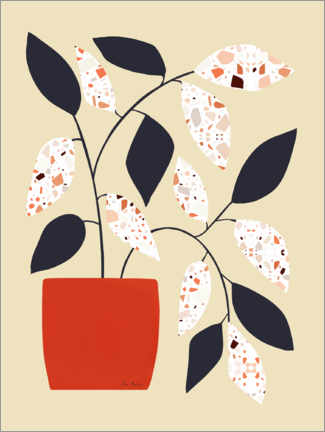Poster Terrazzopflanze II