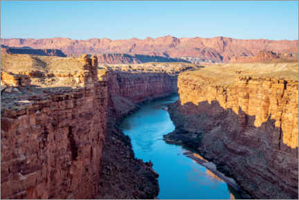 Leinwandbild  Colorado River fließt durch den Canyon - CM8k