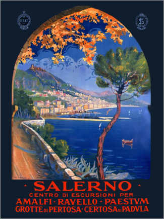Poster  Italien - Salerno - Vintage Travel Collection