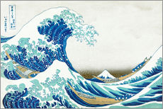 Wandsticker  Die große Welle vor Kanagawa - Katsushika Hokusai