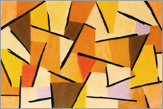 Alubild  Harmonisierter Kampf - Paul Klee