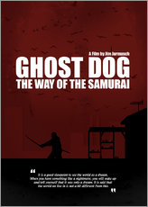 Wandsticker  Ghost Dog - Minimal Movie Film Kult Alternative - HDMI2K