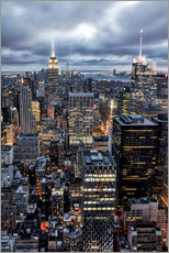 Wandsticker  Cityscape New York, USA - Sören Bartosch