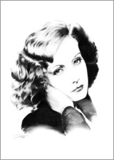 Gallery Print  Hollywood Diva - Greta Garbo - Dirk Richter