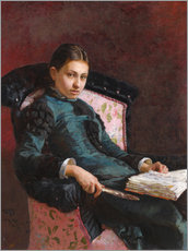 Leinwandbild  Vera Repina - Ilya Efimovich Repin