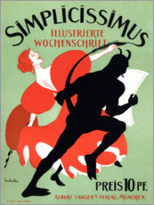 Poster  Simplicissimus - Thomas Theodor Heine
