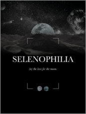 Poster  Selenophilia Definition (Englisch) - Typobox
