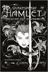 Hartschaumbild  Shakespeare's Hamlet - John Austen