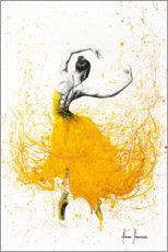 Poster Gelbe Tänzerin