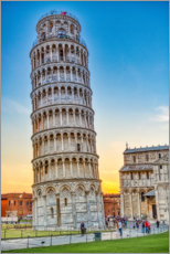 Poster Der schiefe Turm von Pisa