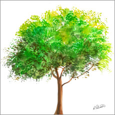 Poster Grüner Baum
