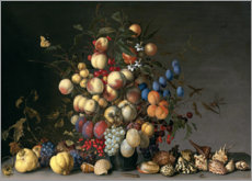 Poster  Früchtestillleben - Balthasar van der Ast