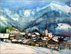 Wandsticker  Alpbach im Winter, Tirol - Johann Pickl