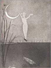 Leinwandbild  Titelblatt von der Serie Radierte Skizzen - Max Klinger