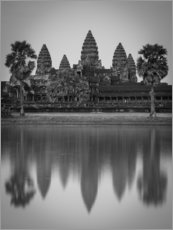 Poster Tempel von Angkor Wat in Kambodscha