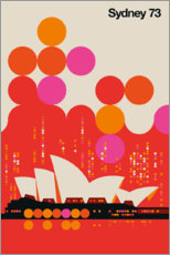 Poster  Sydney 73 - Bo Lundberg