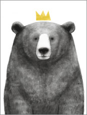 Leinwandbild  Königlicher Bär - Victoria Borges