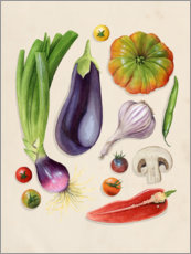 Poster Gemüsegarten I