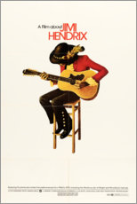 Leinwandbild  Jimi Hendrix 1973 - Vintage Entertainment Collection