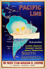 Poster Pacific Line (englisch)