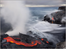 Poster  Hawaiianischer Vulkan - Miles Morgan