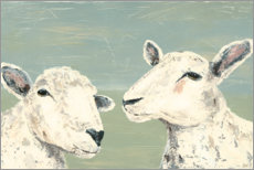 Poster Schüchternes Schaf