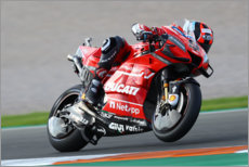 Wandsticker  Danilo Petrucci, Ducati Team, Valencia 2019