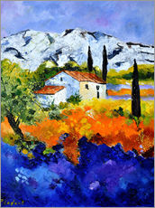 Gallery Print  Bergige Landschaft in der Provence - Pol Ledent