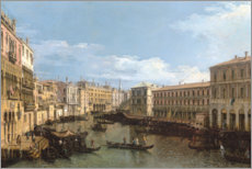 Poster Der Eingang zum Canal Grande, Venedig