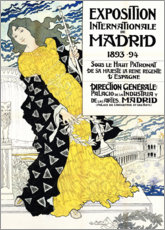 Poster  Internationale Austellung zu Madrid - Eugène Grasset